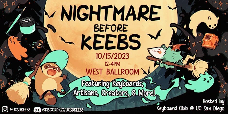 UCSD Keebs - Nightmare Before Keebs Meet image